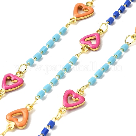 Латунные сердечные цепи CHS-H112-05G-1