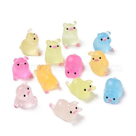 3d светящиеся кабошоны из прозрачной смолы RESI-H143-01-1