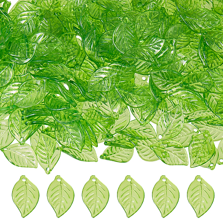 600шт прозрачные акриловые подвески&nbsp;TACR-UN0001-03-1