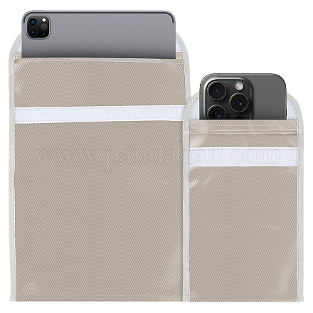 2 шт. 2 стиля тканевых защитных чехлов Фарадея для защиты брелока ABAG-OC0001-12-1