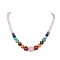 Natural Mixed Gemstone Graduated Beaded Necklaces, Chakra Theme Necklace, 21.34 inch(54.2cm)