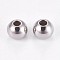 Tarnish Resistant 202 Stainless Steel Rondelle Spacer Beads, Stainless Steel Color, 6x5mm, Hole: 2mm