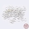 925 Sterling Silver Open Jump Rings, Round Rings, Silver, 8x1mm, Inner Diameter: 6mm