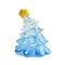 Christmas Resin Figurine Statues for Home Office Desktop Decoration, Christmas Tree, 34.5x30x30mm