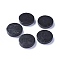 Natural Shungite Cabochons, Flat Round, 20.5~21x4mm