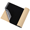 1Pc Flocking Cloth Self-adhesive Fabric, for Jewelry Drawer Craft Fabric and Craft Making, Rectangle, Black, 1540x204x1mm