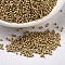 MIYUKI Delica Beads, Cylinder, Japanese Seed Beads, 11/0, (DB1153) Galvanized Semi-Frosted Mead, 1.3x1.6mm, Hole: 0.8mm, about 10000pcs/bag, 50g/bag