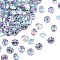 Preciosa® MAXIMA Crystal Round Stones, Czech Crystal, Aluminium Layer, Round(431 11 615 Chaton), 00030 265 Vitrail Light, SS12/PP24(3~3.2mm)