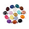 Acrylic Beads, Imitation Gemstone Style, Barrel, Mixed Color, 13x10mm, Hole: 2mm, about 550pcs/500g