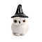 Halloween Resin Figurine Statues for Home Office Desktop Decoration, Owl, 26x17.5x17mm
