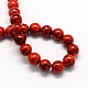 Окрашенные синтетической бирюзы шарика Gemstone пряди TURQ-R032-6mm-XSS17-1