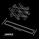 200 шт. прозрачные акриловые листы FIND-GA0007-20A-2