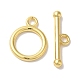 Покрытие стойки латунные застежки-тумблеры X-KK-A225-06G-1