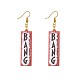 Серьги с подвесками из сплава акрила FS-WG4D5AE-01-5