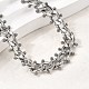 Браслеты-цепочки из нержавеющей стали 304 в стиле панк для женщин BJEW-A044-01P-2