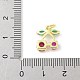 Латунные микро проложить кубического циркония подвески KK-Z101-06G-03-3