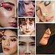 21шт 21 стильные прозрачные фианиты цветок и плоские круглые шпильки и кольца для носа в форме сердца JX527C-7