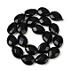 Натуральный черный обсидиан бисер пряди G-F795-A01-3