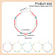 5 шт. 5 цвета NJEW-CY0001-04-2