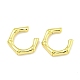 Серьги-манжеты из латуни EJEW-C104-058G-1