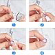 Наборы для самостоятельного изготовления сережек и колец DIY-UN0001-45P-5