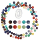 Наборы для самостоятельного изготовления растягивающихся браслетов на тему чакры DIY-SC0012-74-1