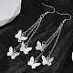 Болтающийся серьги EJEW-JE04092-4