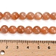 Нити бусин из натурального персикового лунного камня G-L634-B06-8mm-5