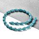 Синтетических Говлит бисер нитей TURQ-F018-05A-4
