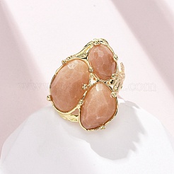 Манжеты из натурального кварца RJEW-M076-06G-01