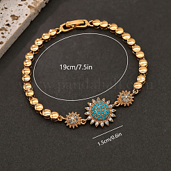Браслеты из латуни с подсолнухами для женщин YB0749
