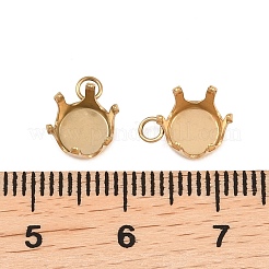 Подвески-подвески со стразами из нержавеющей стали 304&nbsp;STAS-B121-01B-G