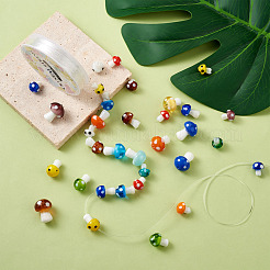 Наборы для изготовления браслетов с милыми грибами своими руками&nbsp;DIY-TA0003-33