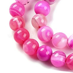 Натуральные полосатые агатовые / полосатые агатовые бусинки&nbsp;LS-G-H037-A02-02