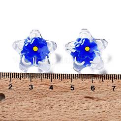 Прозрачные стеклянные бусины LAMP-H065-02F