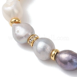 Браслеты из натуральных пресноводных жемчугов для женщин&nbsp;BJEW-JB13387