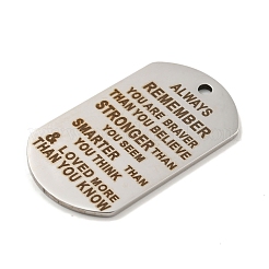 Подвески из нержавеющей стали 201 STAS-L079-05P-02