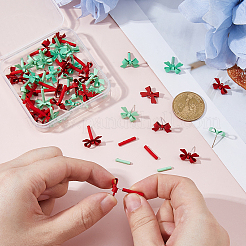 Рождественская тема 40шт сплав серьги-гвоздики фурнитура&nbsp;EJEW-DC0001-48