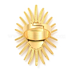 Регулируемые кольца из нержавеющей стали 304 для женщин&nbsp;RJEW-F158-02G-02