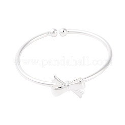 Латунные открытые браслеты-манжеты&nbsp;BJEW-P332-01S