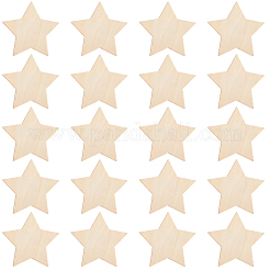 50шт вырезы из дерева&nbsp;DIY-SP0004-64A-03