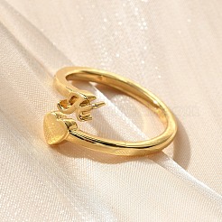 Латунные манжеты для женщин RJEW-U044-K