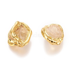 Сырые грубые бусины из натурального цитрина G-P439-F03