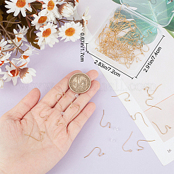 100 шт. 2 крючка для сережек из нержавеющей стали 304&nbsp;STAS-BBC0004-49