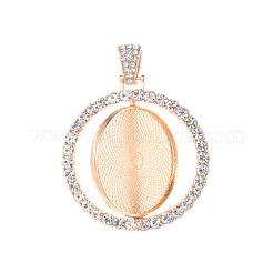 Сеттинги для кулона(кабошонов)&nbsp;LS-Y-PALLOY-S107-005KC-RS