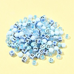 200шт акриловые бусины SACR-FS0001-31