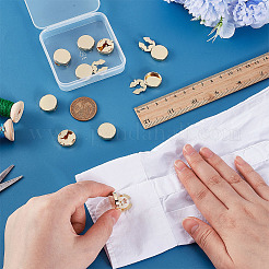 5 пара латунных запонок&nbsp;BUTT-FG0001-57G