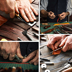 Кожаная ткань&nbsp;DIY-WH0002-79F-04