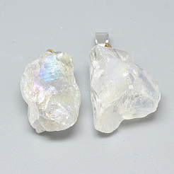 Гальванические необработанные натуральные кристаллы кварца&nbsp;G-S266-02G