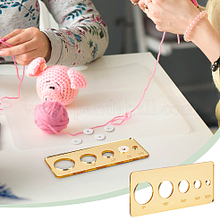 Акриловый безопасный инструмент для вставки глаз для изготовления игрушек TOOL-WH0127-45C